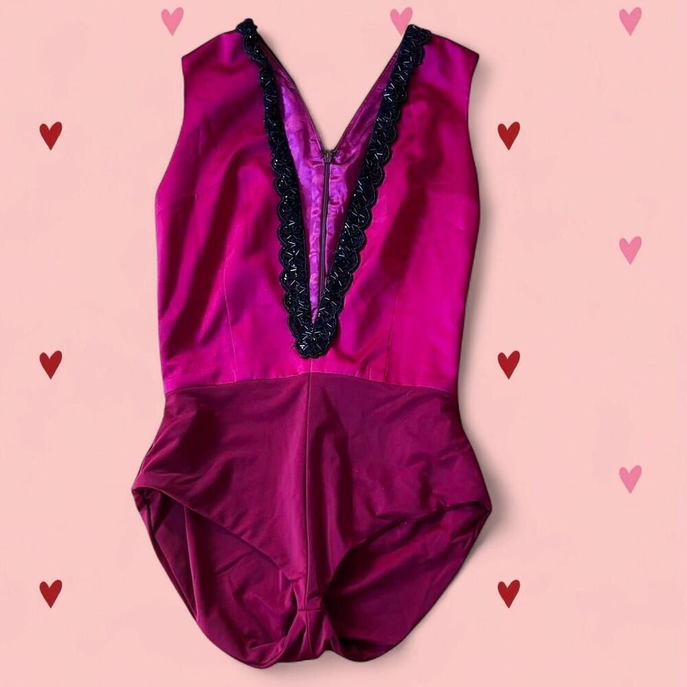 Bloomingdale-s Women's Burgundy Bodysuit